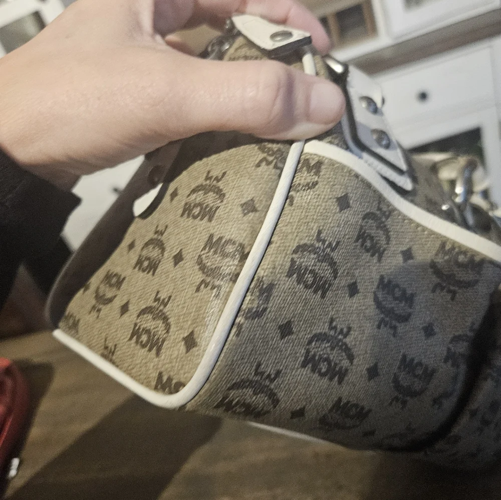 MCM Munchen Mini Bowler Bag - Picture 9 of 16
